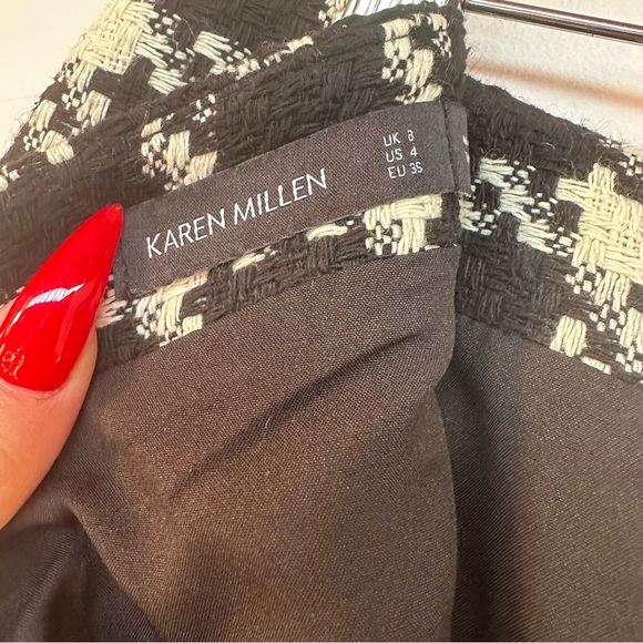 Karen Millen Tweed Skirt, Size: 4 - Picture 7 of 7